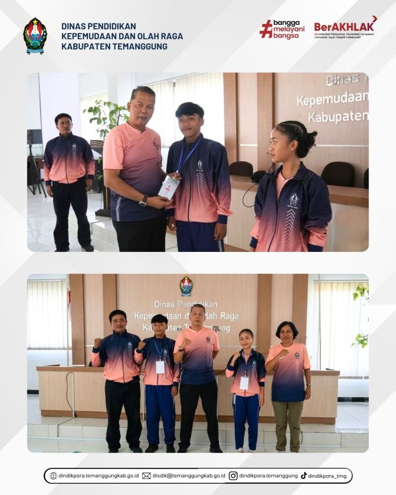 DINDIKPORA TEMANGGUNG LEPAS KONTINGEN PRA-POPDA 2026, TARGETKAN LOLOS KE TINGKAT PROVINSI